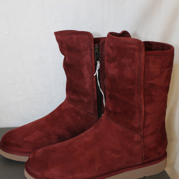 UGG ABREE SHORT SUEDE SHEARLING BOOTS NEW‎ - Picture 6 of 8